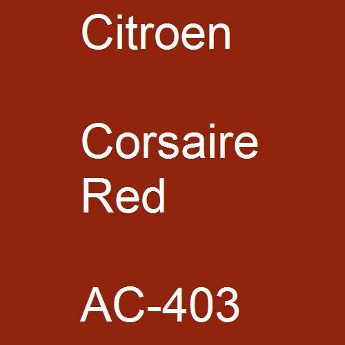 Citroen, Corsaire Red, AC-403.